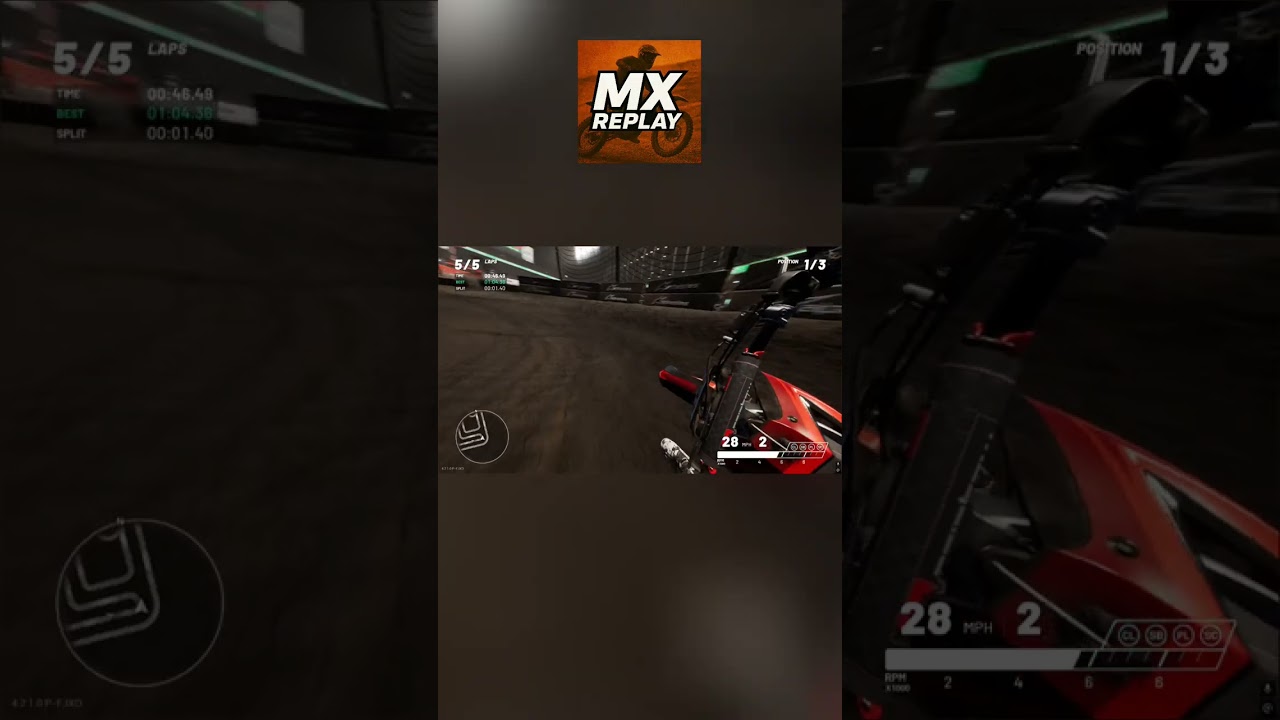 Motocross Race: Intense Comeback to WIN! 1st Place Battle! #shorts