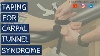 MUST TRY Taping Method for CARPAL TUNNEL Symptoms
