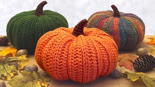 Crochet Pumpkins for Table Decorations  Free Written Pattern