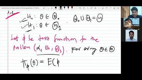 IIT JAM 2022 | LECTURE-69 | MP & UMP Test | Neymann Pearson Lemma | Mathstats @8810409392