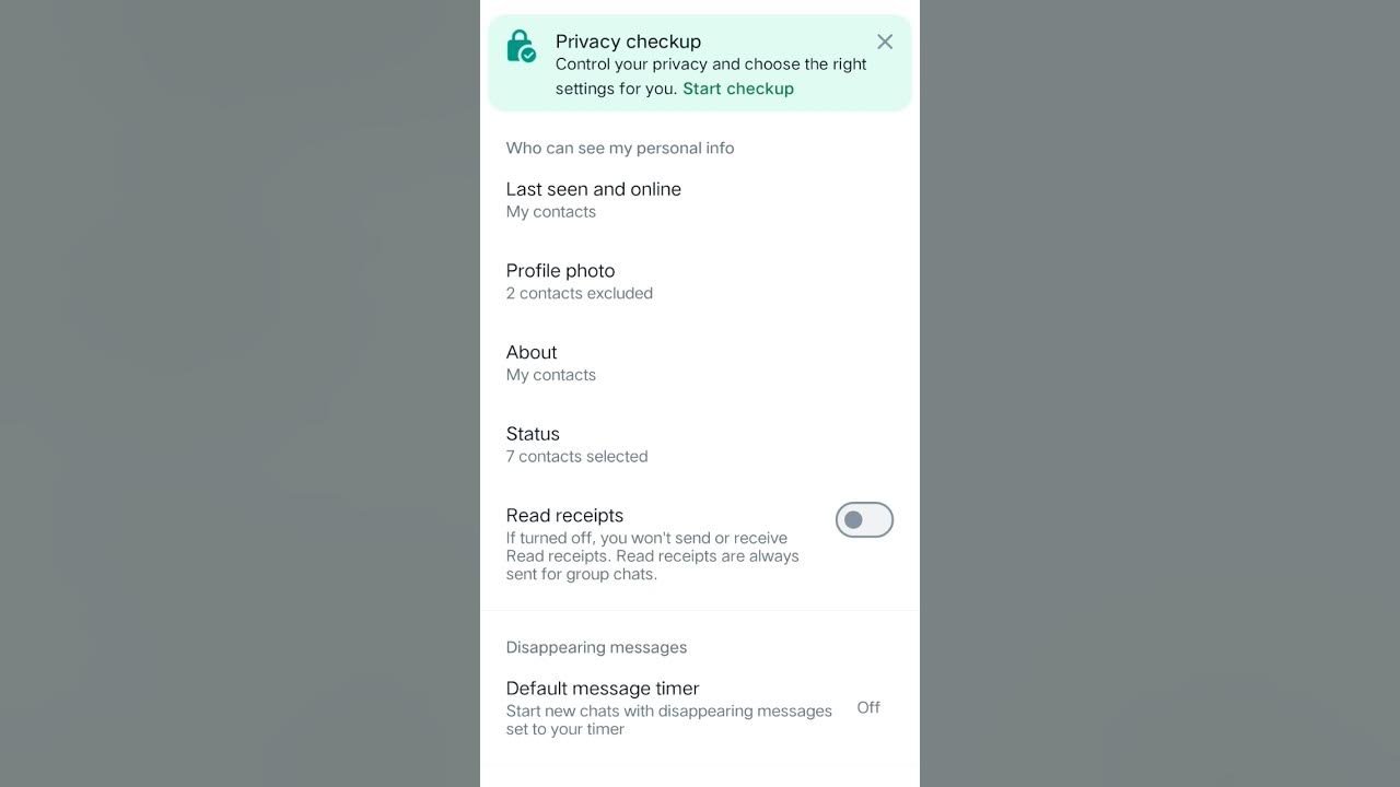 how-to-turn-off-read-receipt-in-whatsapp-shorts-youtubeshorts