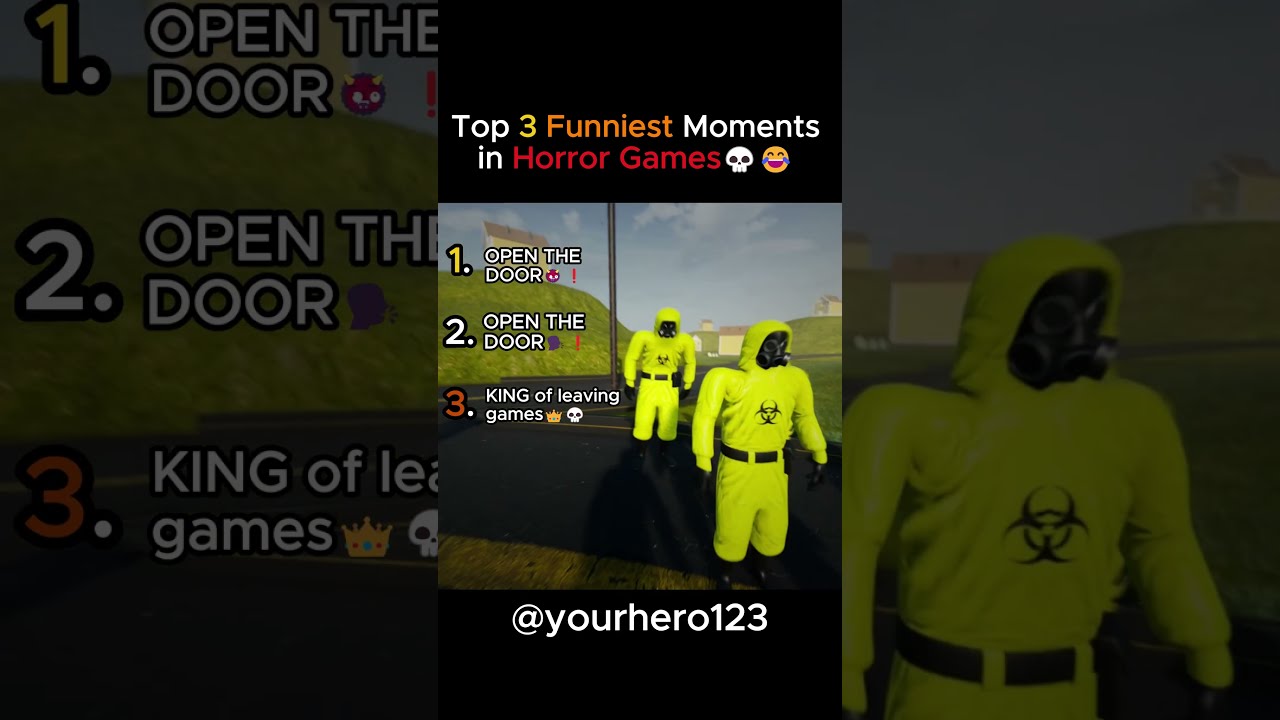 Top 3 Funniest Horror Game Moments That Had Me WHEEZING 