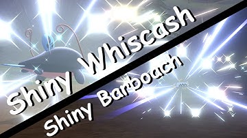 Shiny Barboach And Shiny Whiscash In Pokemon Sword And Shield