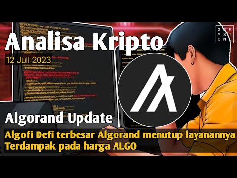 Analisa Kripto - Algorand Update, Algofi menutup layanannya, Dampak pada harga ALGO