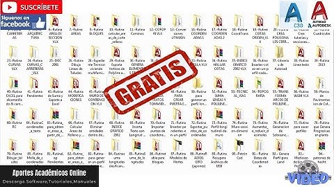 100 LISPS  PARA AUTOCAD Y CIVIL 3D - VIGENTE 2024 APROVECHALO GRATUITAMENTE