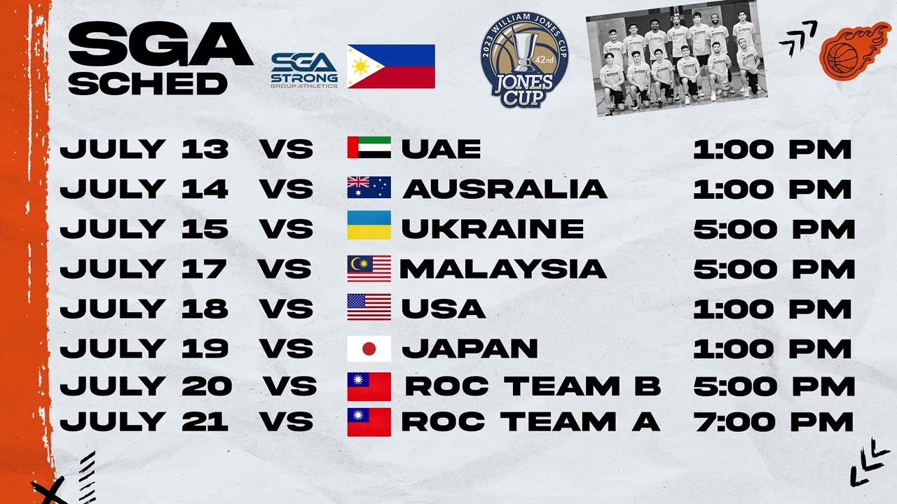 Strong Group Athletics Game Schedule