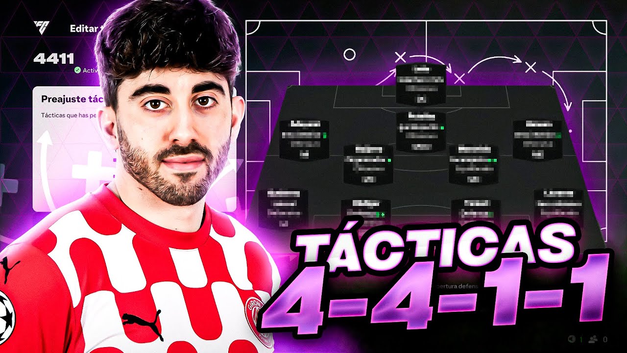 LAS MEJORES TACTICAS DE LA 4-4-1-1(2) | EAFC 25