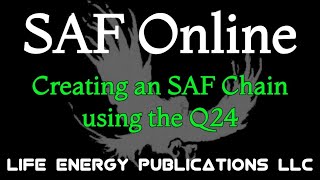 Create an SAF Chain with the Q24 Questionnaire - SAF Training