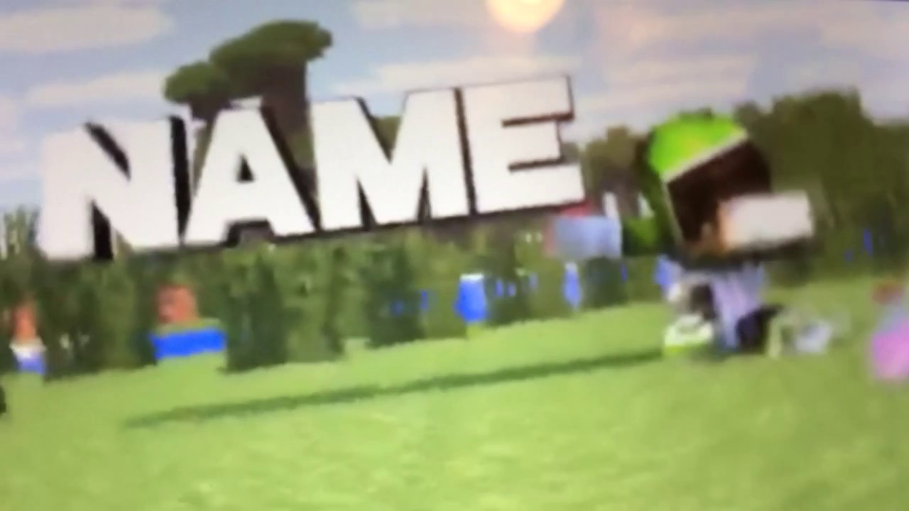 Cool Minecraft Intro! - YouTube