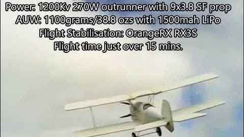 Low and Slow RC foam board biplane - SE5 scratchbuild.