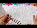 Carpetita tejida a crochet con hilaza #10  paso  #1