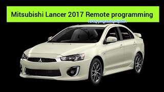 Career Overview MITSUBISHI Lancer 2017 remote programming by device successfully 