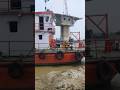 Big passenger boat on Brahmaputra river at Dhubri