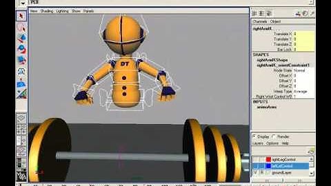 Body Mechanics and Animation Heavy Objects. Part 10. Autodesk Maya