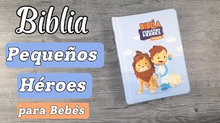 Biblia Pequeños Heroes Para Bebes