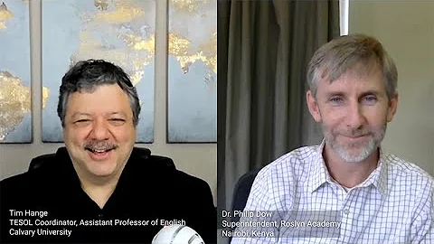 Tim Hange with Dr. Philip Dow