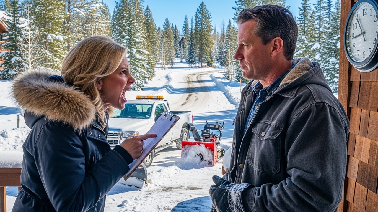 HOA Banned My Snowblower At 6am, So I Stopped Plowing The Only Road To Their Homes