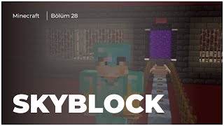 NETHER HUB ve ÇOK HIZLI BUZLU YOLLAR - Skyblock #29