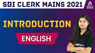 SBI CLERK MAINS 2021 | English Introduction #1 | Adda247