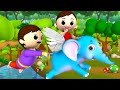 The Magical Elephant Hindi Story | जादुई हाथी हिन्दी कहानी 3D Animated Kids Bedtime Moral Stories