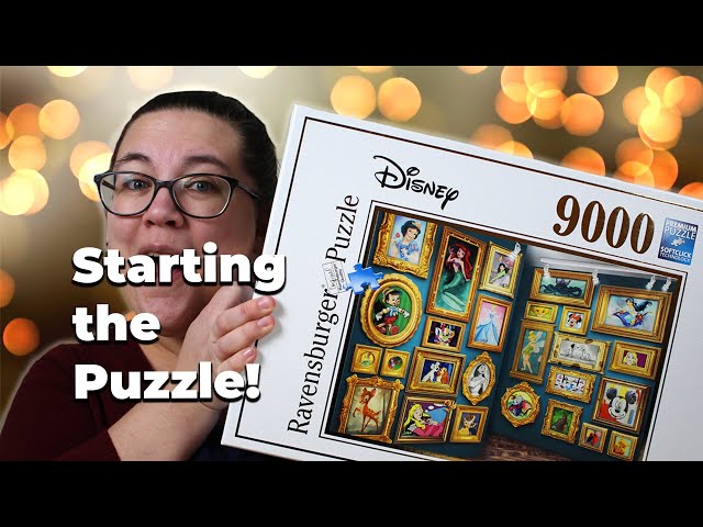 Unboxing the 9000 PIECE Disney Museum Jigsaw Puzzle by