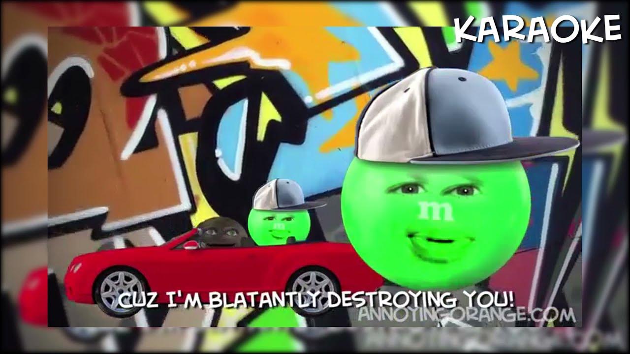 [Karaoke] Annoying Orange Epic Rap Battles Of Kitchenry Annoying Orange vs Em&Em YouTube