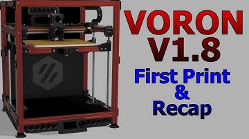 Voron V1.8 Build Livestream - PART 8 FINAL - First Print and Recap