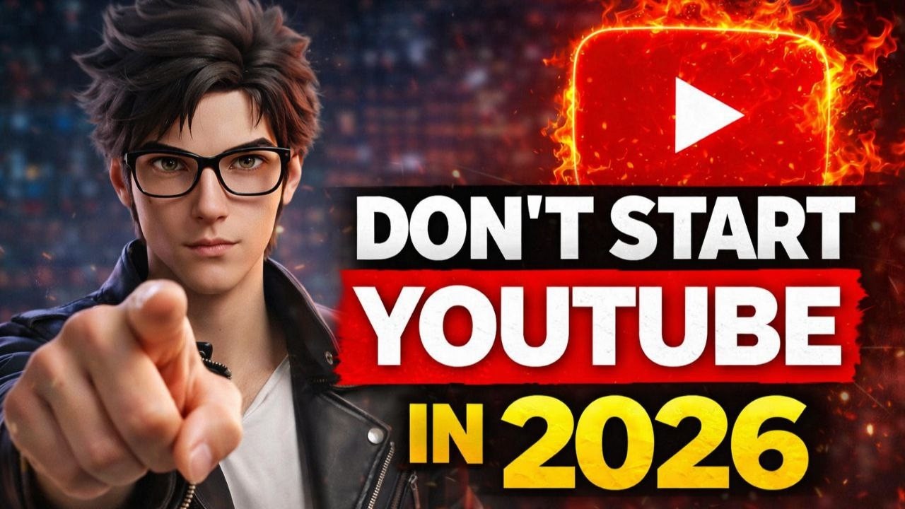 Don’t Start YouTube in 2026 | AI Reality & Skills You Must Learn