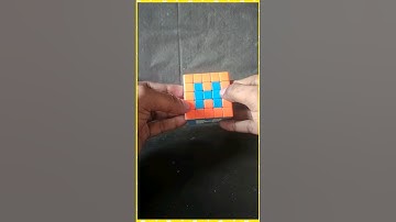 Alphabet "H" | 5x5 Cube | #trend #alphabet #5x5 #rubikscube #shorts #shortsfeed #crackingcubes