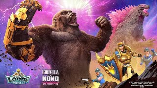 Lords Mobile Godzilla Kong War  Lords Mobile War Gameplay1
