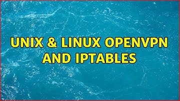 Unix & Linux: OpenVPN and Iptables
