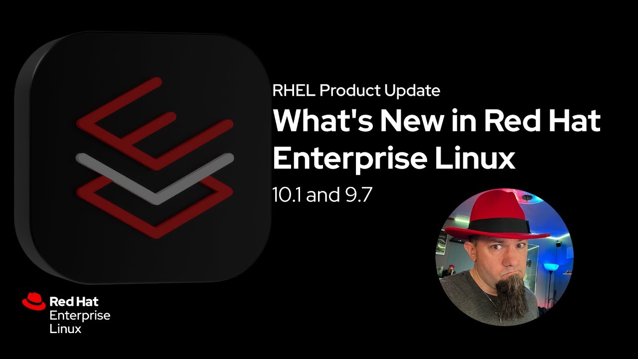 Red Hat Enterprise Linux 10.1 and 9.7 release live stream!