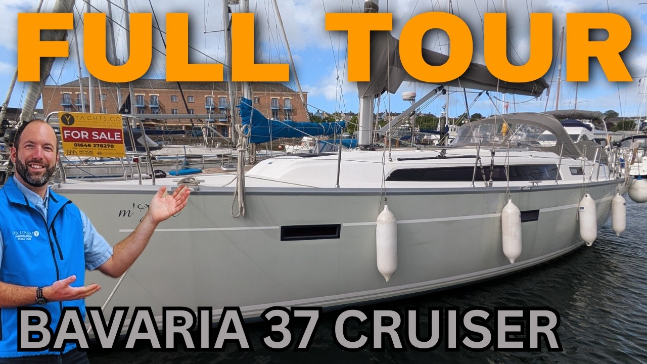 ⁣£115,000 Yacht Tour - Bavaria 37 Cruiser Owners Edition - Blue Water Sailing