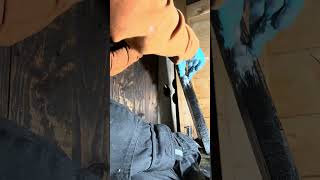 Re coating the neck and the sides on the Alestorm bass guitar