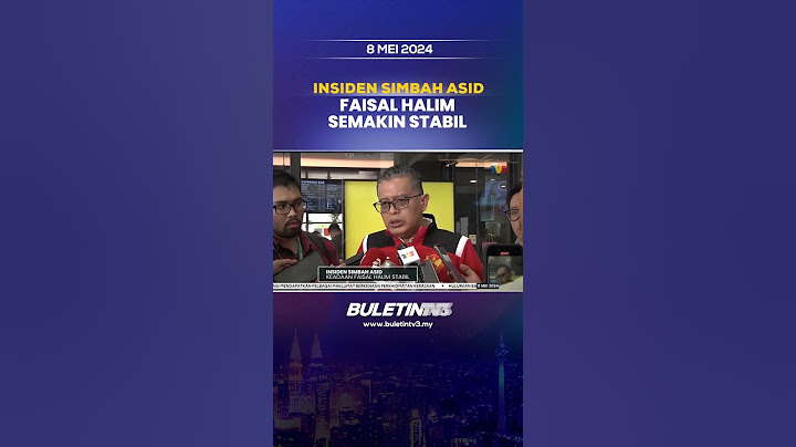 INSIDEN SIMBAH ASID | Keadaan Faisal Halim Stabil #FaisalHalim #Selangor