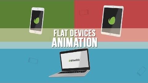 Flat Devices Animation | Videohive Template