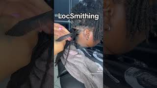 LocSmithing method . LOC MAINTENANCE     #locs #dreads #share #explore #naturalhair #hairtutorial
