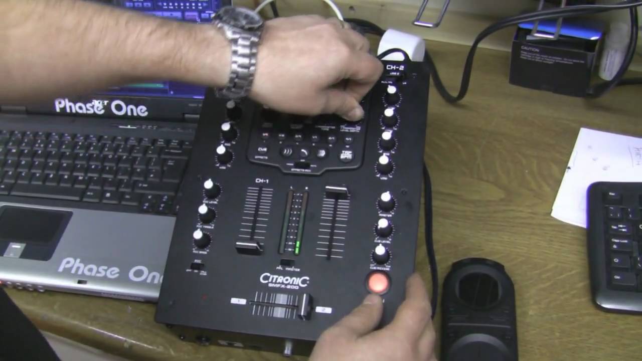 Citronic smfx-200 mixer - YouTube