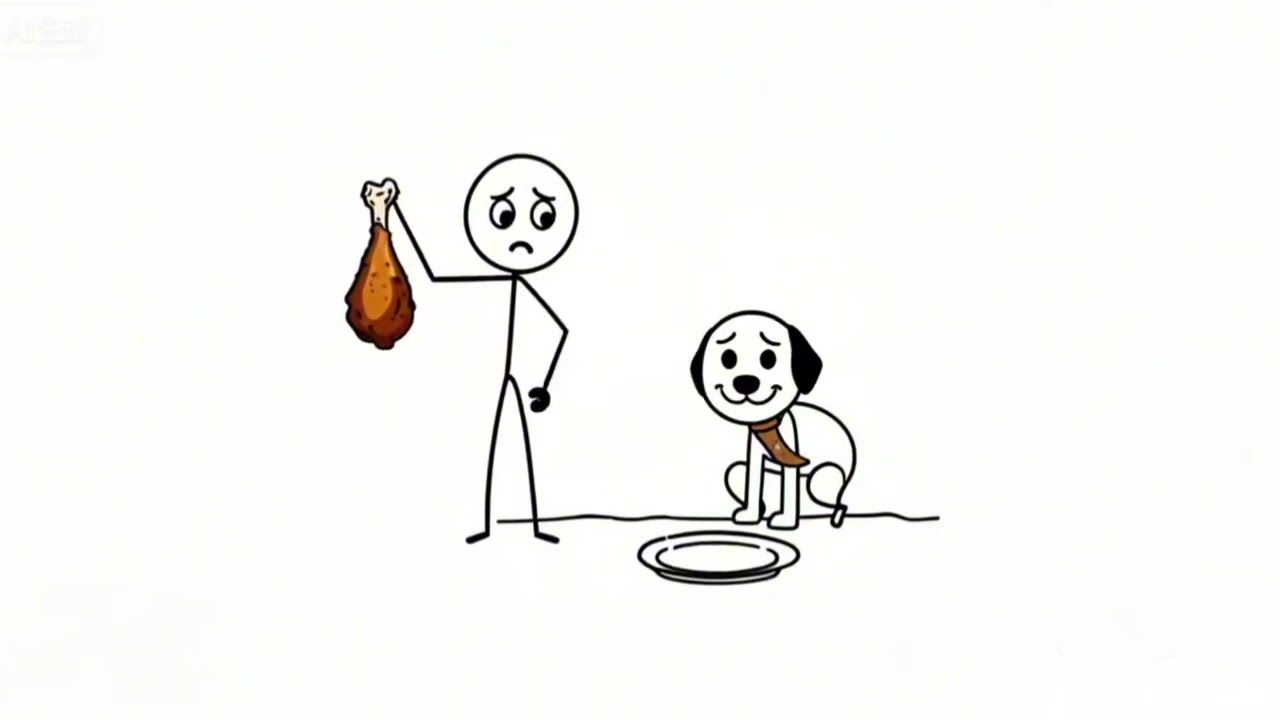 火柴人乞讨