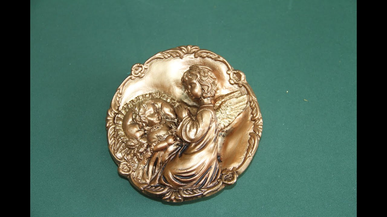 Decoración sobre piezas de yeso