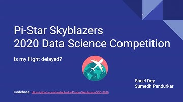 Pi-star Skyblazers: 2020 TAMIDS Data Science Competition