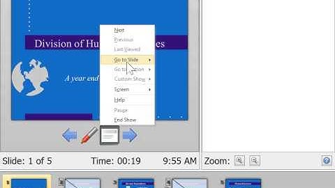 PowerPoint 2010 Display a Hidden Slide during a Slide Show