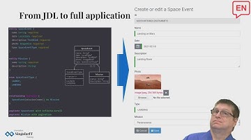 From JDL to full vue.js + MogoDB application