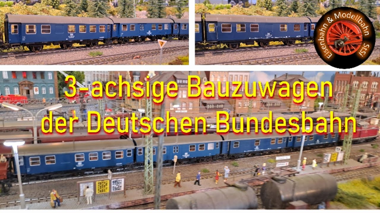 3-achsige Bauzugwagen der Deutschen Bundesbahn (Roco)