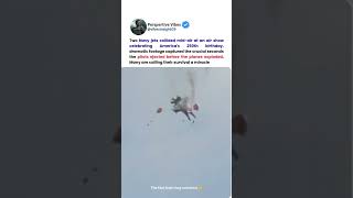 MIRACLE ESCAPE: Pilots Eject Seconds Before Mid-Air Jet Crash at US 250th Celebration! #viral