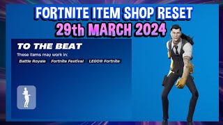 *NEW* TO THE BEAT EMOTE + MARSHMELLO SKINS ARE BACK! (Fortnite Item Shop Reset 29th March 2024)