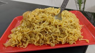 Boiled & Fry Onion Maggie Recipe Indian Style in Hindi (2018)