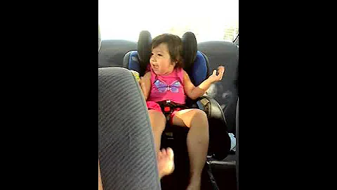 2 year old lip syncing thinking out loud