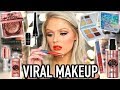 TESTING NEW VIRAL MAKEUP | KOURT X KYLIE COSMETICS + MORE