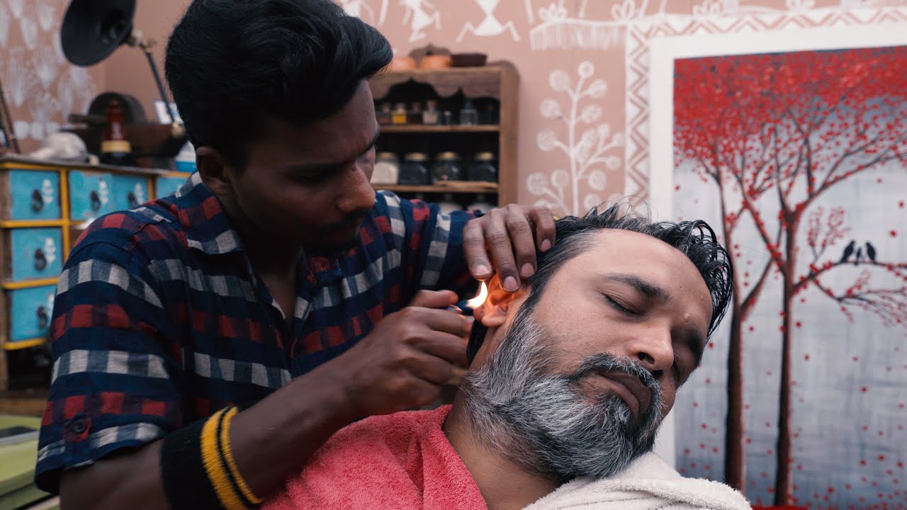 Master Cracker Fire Hair Removal and Head and Ear Cleaning Massage